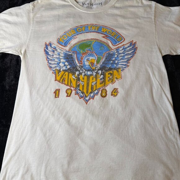 Van Halen 1984 Tour of the World band t-shirt - Picture 1 of 3
